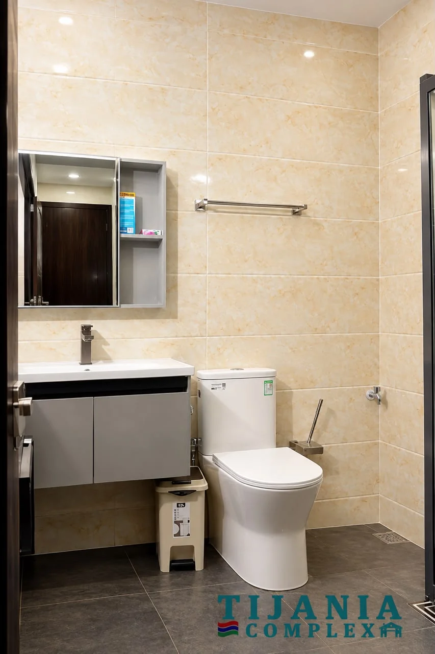 Interior of an identical two-bedroom apartment